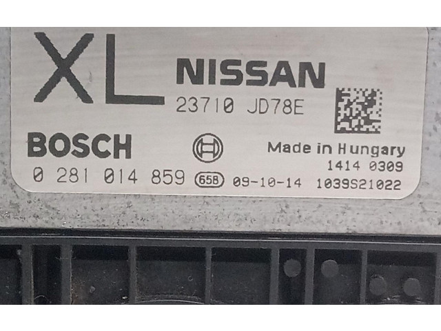 Řídící jednotka 23710JD78E Nissan Qashqai+2 2009