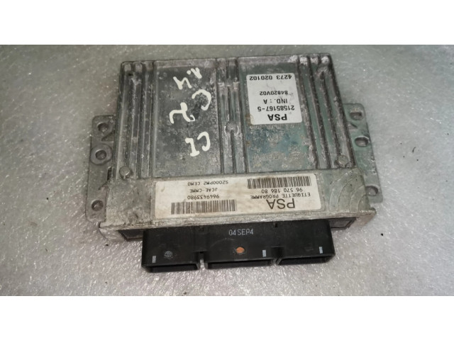 Řídící jednotka 9657018680, 9649433980 Citroen C2 2004