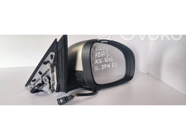 Зеркало электрическое        Skoda Fabia Mk2 (5J)  2007 - 2014 года   