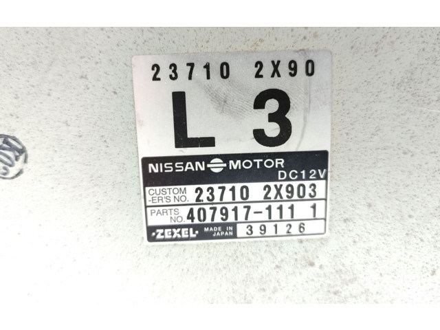 Řídící jednotka 237102X903   Nissan Terrano 2003