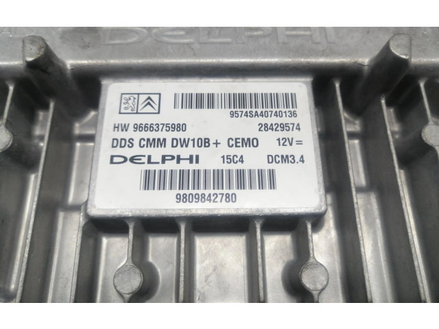 Блок управления двигателем ECU Peugeot 508 RXH 2014