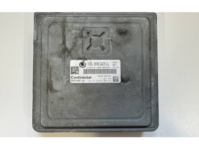 Блок управления двигателя 03L906023LL, 03L906023LK Skoda Fabia Mk2 (5J)