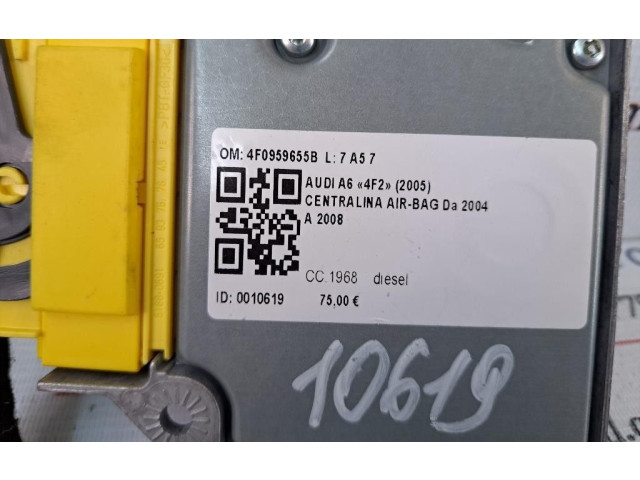 Блок подушек безопасности 4F0959655B, 4F0959655B   Audi A6 S6 C6 4F