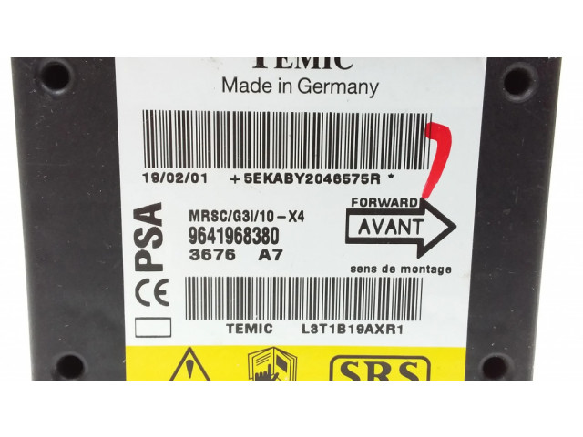 Блок подушек безопасности 9641968380 Citroen C5