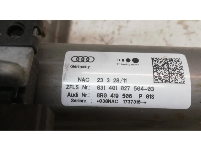Рулевая рейка 8R0419506P, 83140102704 Audi A4 S4 B8 8K 2008-2015 года