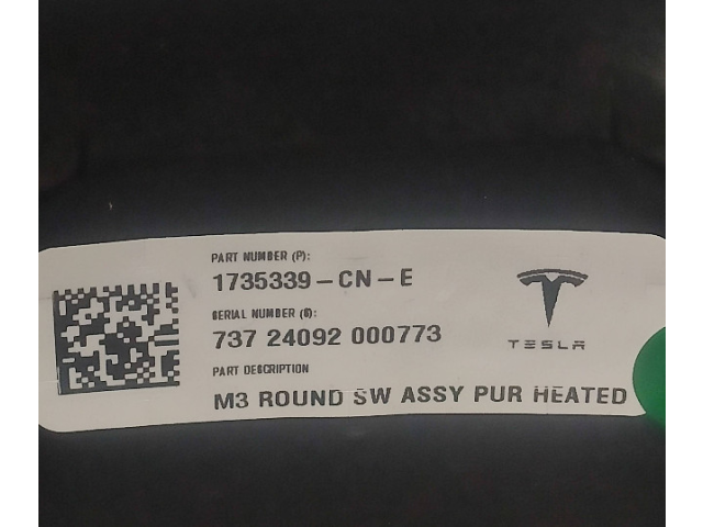 Руль Tesla Model 3 2017 - года 1735339-CN-E