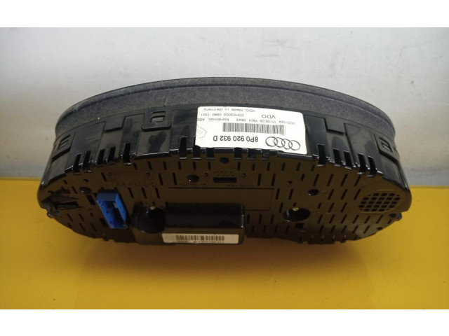 Панель приборов 8P0920932   Audi A3 S3 A3 Sportback 8P       