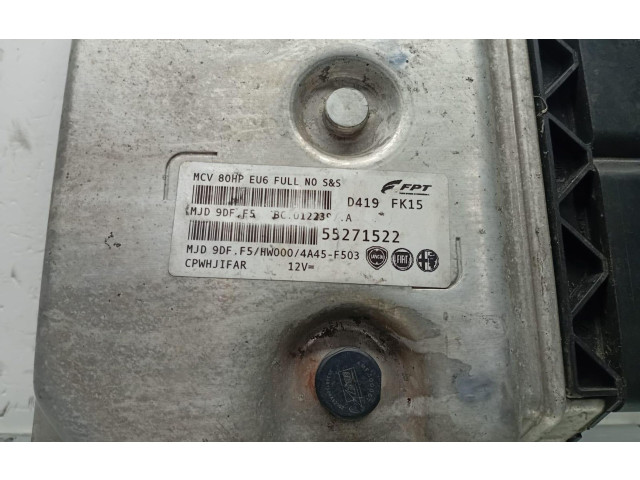 Блок управления двигателя 55271522, 225A2000   Fiat Qubo