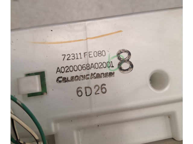 Блок управления климат-контролем 72311FE080, 6D26   Subaru Impreza II