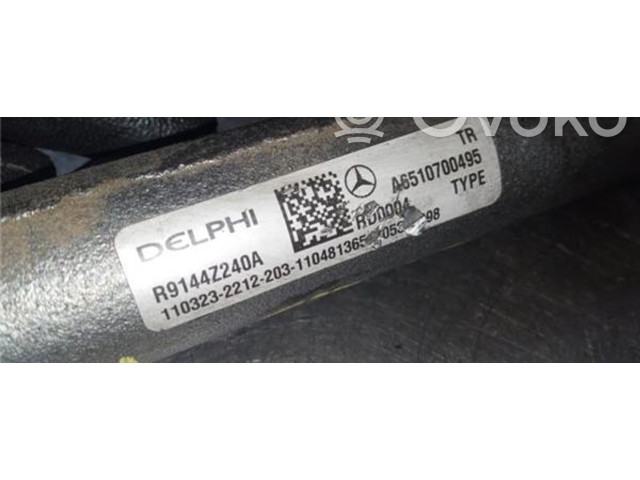 Топливная рампа A6510700495, R9144Z240A Jeep Compass для двигателя OM651.925