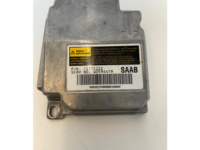 Блок подушек безопасности 12772222, W0594419 Saab 9-5