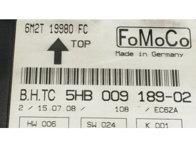 Блок управления климат-контролем 6M2T19980FC, 5HB00918902 Ford Galaxy