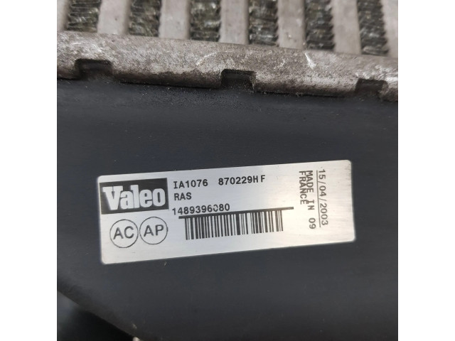 Интеркулер 1489396080, 870229HF Citroen C8