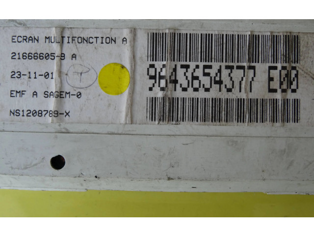 Дисплей 9643654377, 9643654377E00 Citroen Xsara