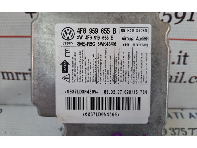 Блок подушек безопасности 4F0959655B, 4F0959655B   Audi A6 S6 C6 4F