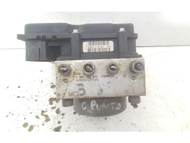 Блок управления АБС 0265232913, 0265232913   Fiat Punto Evo