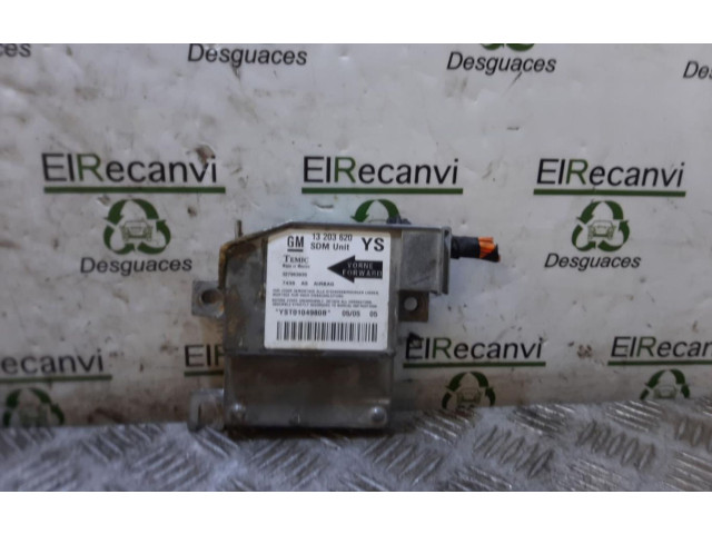Блок подушек безопасности 13203620   Opel Meriva A