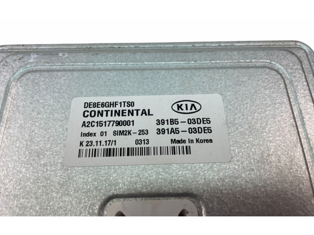 Блок управления двигателем Блок управления 391B503DE5, 391A503DE5   KIA Niro