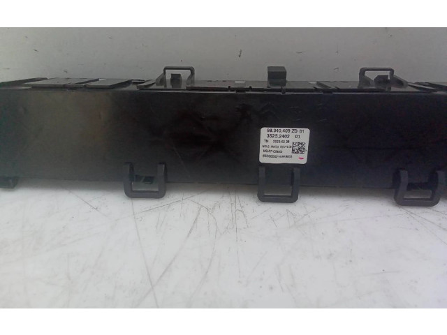 Блок управления климат-контролем 98340409 Citroen Berlingo