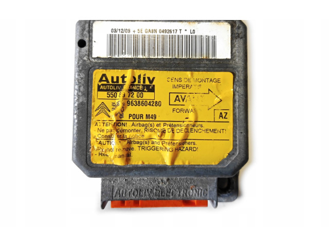 Блок подушек безопасности 550897200   Citroen Berlingo