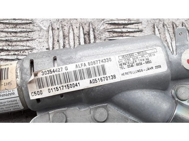 Боковая подушка безопасности 606774330, 30354427G Alfa Romeo 166