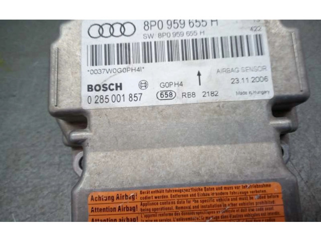 Блок подушек безопасности 8P0959655H, 0285001857 Audi A3 S3 8P