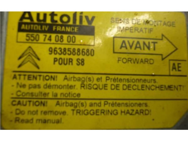 Блок подушек безопасности 550740800, 9638588680   Citroen Saxo