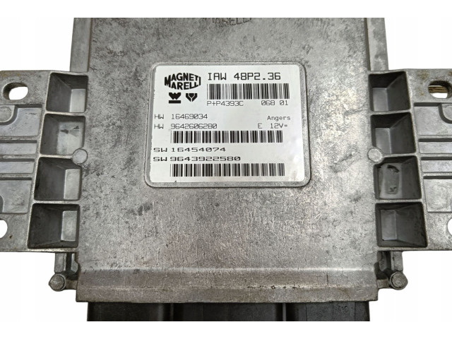 Блок управления двигателя 9643922580, 9643922580 Renault Twingo I
