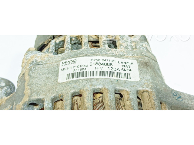 Генератор 51884886, MS1012101640 Alfa Romeo Giulietta