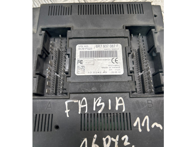 Блок комфорта 6R7937087F Skoda Fabia Mk2 (5J)