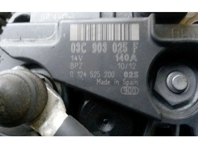 Генератор 03C903025F, 03C903025F   Audi A1      
