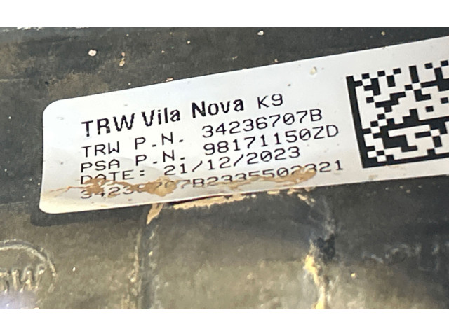 Руль Peugeot Partner III  2018 -  года 34236707B, 98171150ZD      