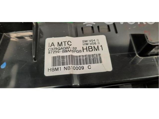 Блок управления климат-контролем 97250B9AA0PGB Hyundai i10