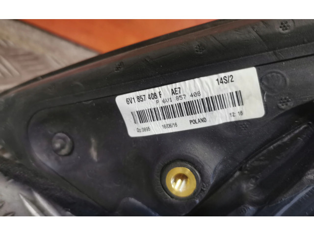 Зеркало электрическое Skoda Fabia Mk3 (NJ) 2015 - 2021 года