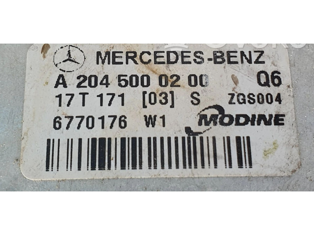 Интеркулер  A2045000200   Mercedes-Benz E W212 