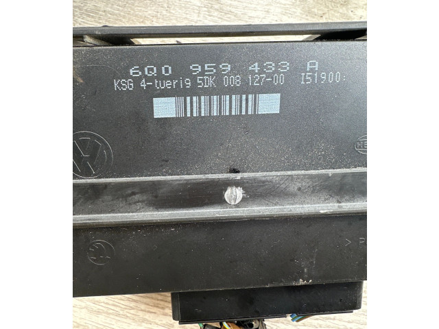 Блок комфорта 6Q0959433A, 5DK00812700   Skoda Fabia Mk1 (6Y)   