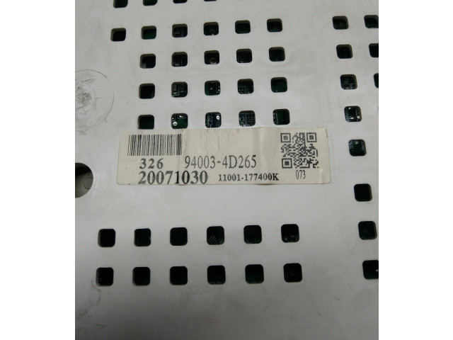 Přístrojová deska KIA Carnival 2009 940034D265, 11001177400K