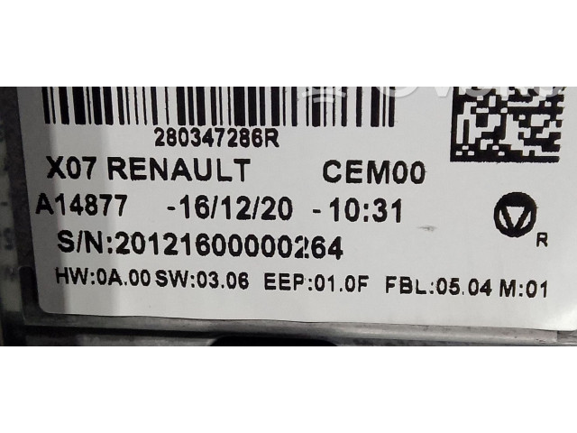 Экран/ дисплей / маленький экран 280347286R, 280347286R   Renault Twingo III       