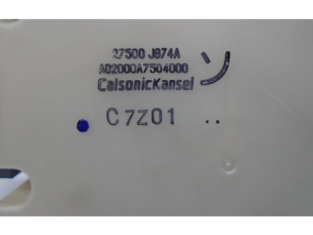 Pojistková skříňka Блок управления надувных подушек 27500J874A, 27500J874A Nissan X-Trail T31 2009