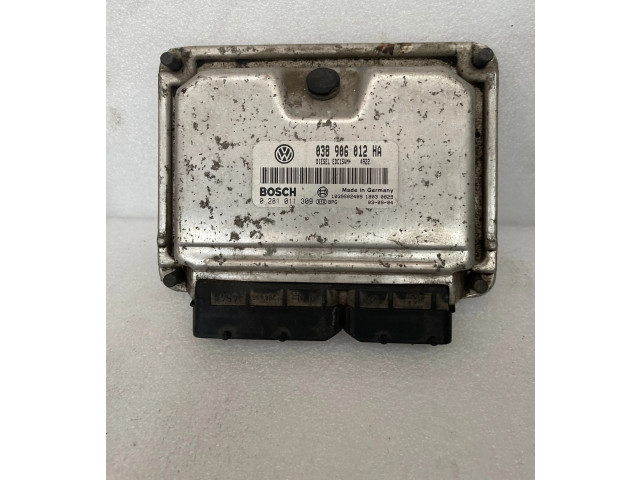 Блок управления двигателя 038906012HA, 1039S02409 Skoda Octavia Mk1 (1U)