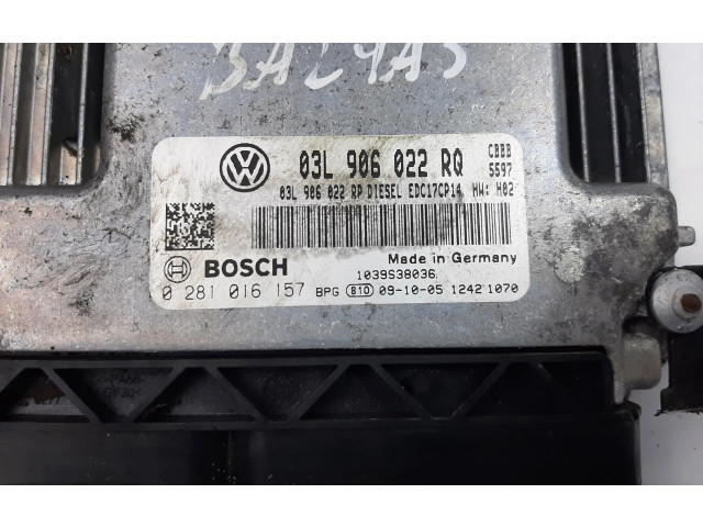 Řídící jednotka 03L906022RQ, 03L906022RP   Volkswagen Tiguan 2009
