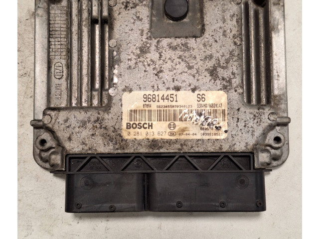 Блок управления двигателем Блок управления 0281013627, 96814451 Chevrolet Epica