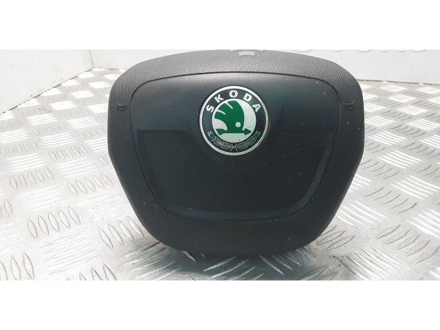 Подушка безопасности водителя 5J0880201H   Skoda Fabia Mk2 (5J)