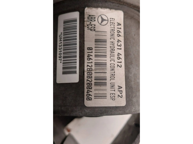 Блок АБС 6643146128, 964314612 Mercedes-Benz ML W166 2012-2017 года