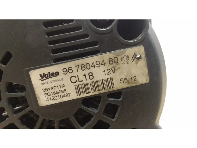 Генератор 9678049480 Peugeot 508 RXH 1.6