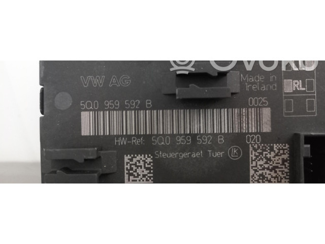 Блок управления двигателя 5Q0959592B Audi A3 S3 A3 Sportback 8P