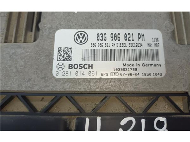 Блок управления 03G906021, 03G906021 Volkswagen Jetta V