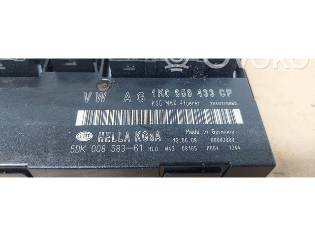 Блок комфорта 1K0959433CP, 00082000 Skoda Octavia Mk2 (1Z)