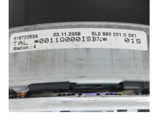 Подушка безопасности водителя 5L0880201D, 61872053A Skoda Yeti (5L)