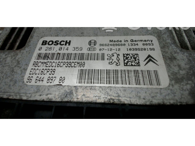 Řídící jednotka 0281014359, 9467618880 Lancia Phedra 2009